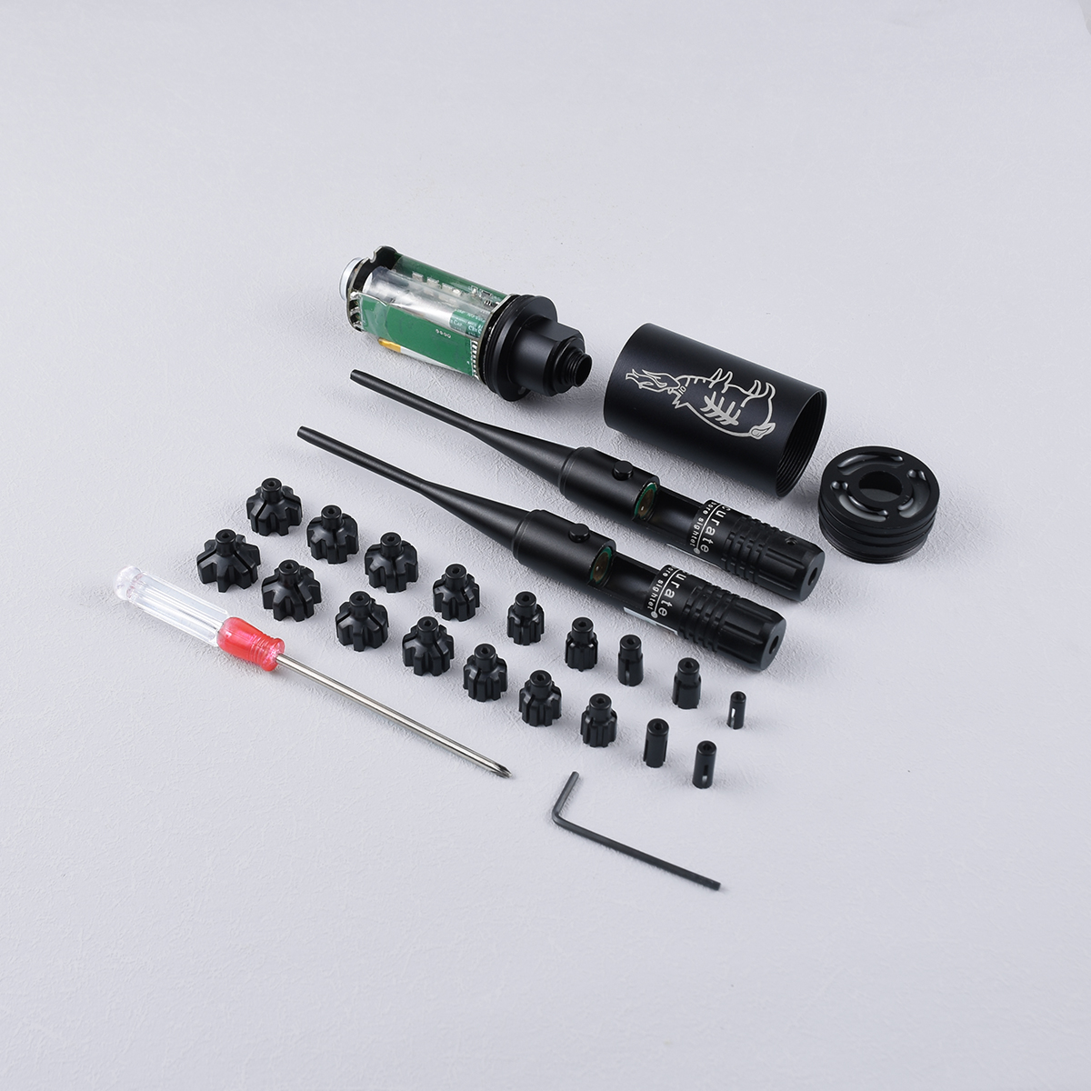 New Tactical Green Red Laser Calibrator 14mmS S-Spitfire-TracerS Aluminum Alloy Calibrator Turn-Free Calibrator with 18 Adapter