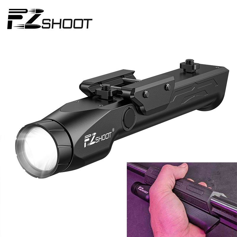 EZshoot Tactical Flashlight 1700 Lumens High Brightness Magnetic Rechargeable Strobe Mode high Lumen