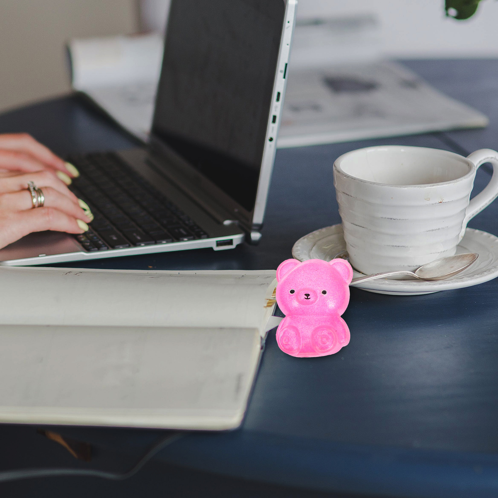 4pcs Bear Squeeze Cute Stress Relief Animal Stretchy For Party Household Relaxation Sensory Gift Mixed Color