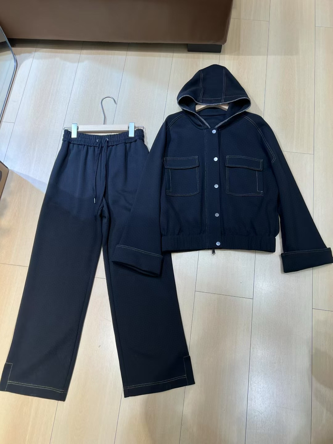 Autumn casual women's comfortable high-end jersey cotton set of clothes