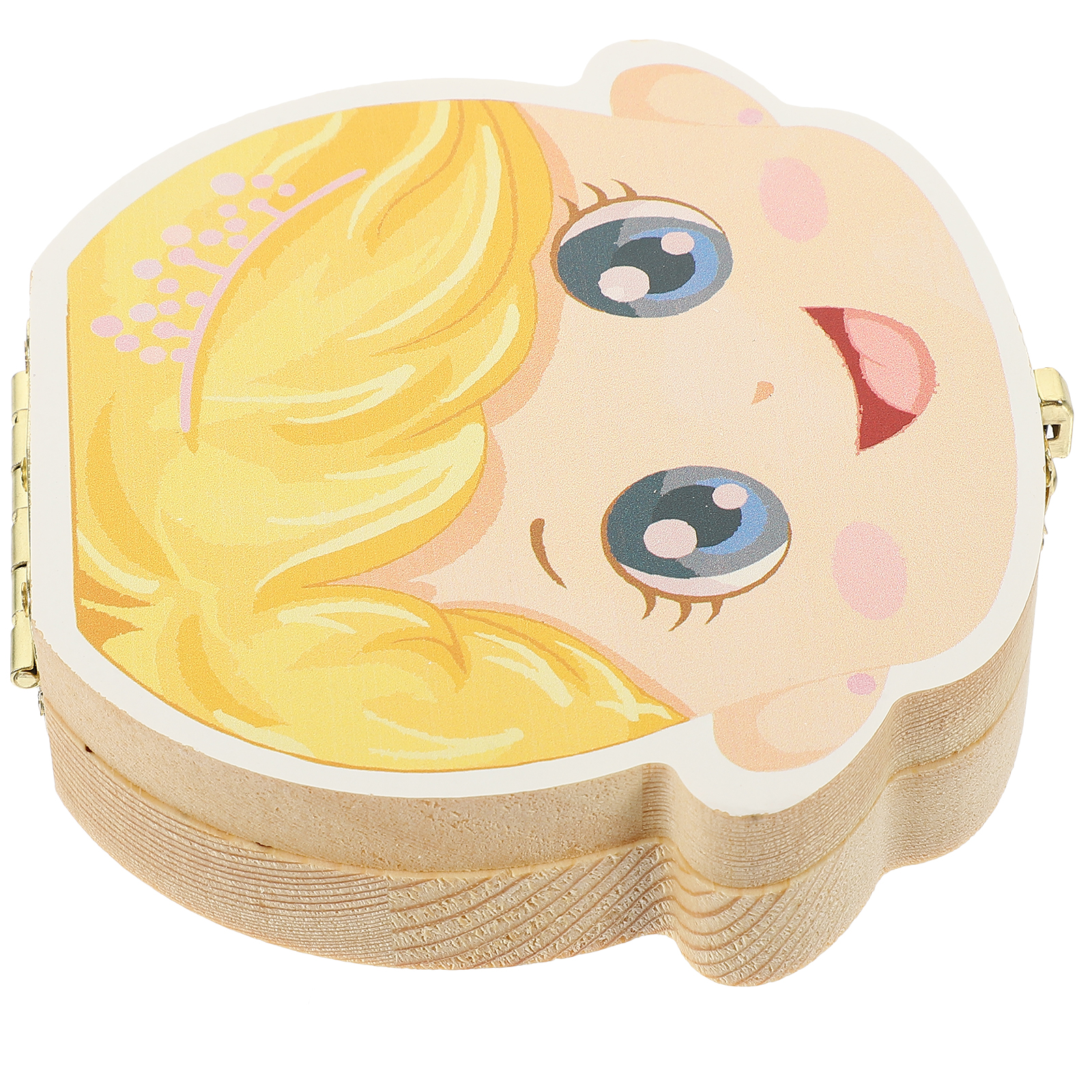 Teeth Storage Box Wooden Baby Keepsake Container for Infant Tooth Fairy Memories Smooth Surface Delicate Details