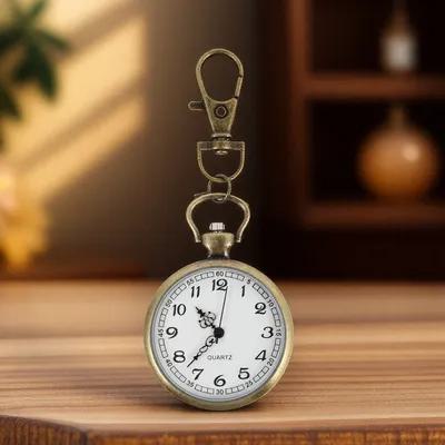 Nurse Pocket Watches Women Men Fashion Luminous Copper Hanging Keychain 9H Glass Stainless Steel Nurse Watch Practical Doctor