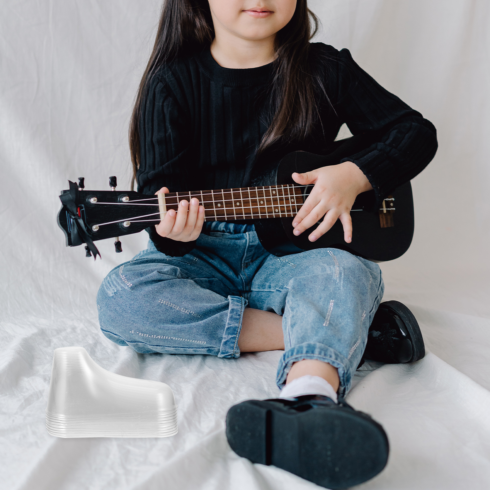 10 Pcs Clear Shoe Display s Stocking Newborn Sock Feet Pvc Foot