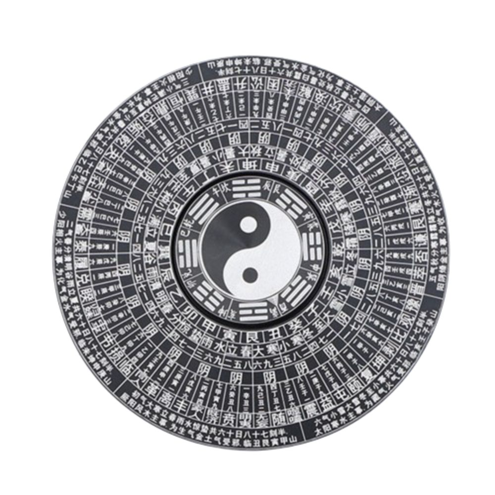 Gyroscope Handheld Tai Chi Fingertip Gyro Aluminium Alloy Chinese Style Relax Toy Bagua Pattern Gift Zodiac Spinning Toys Office