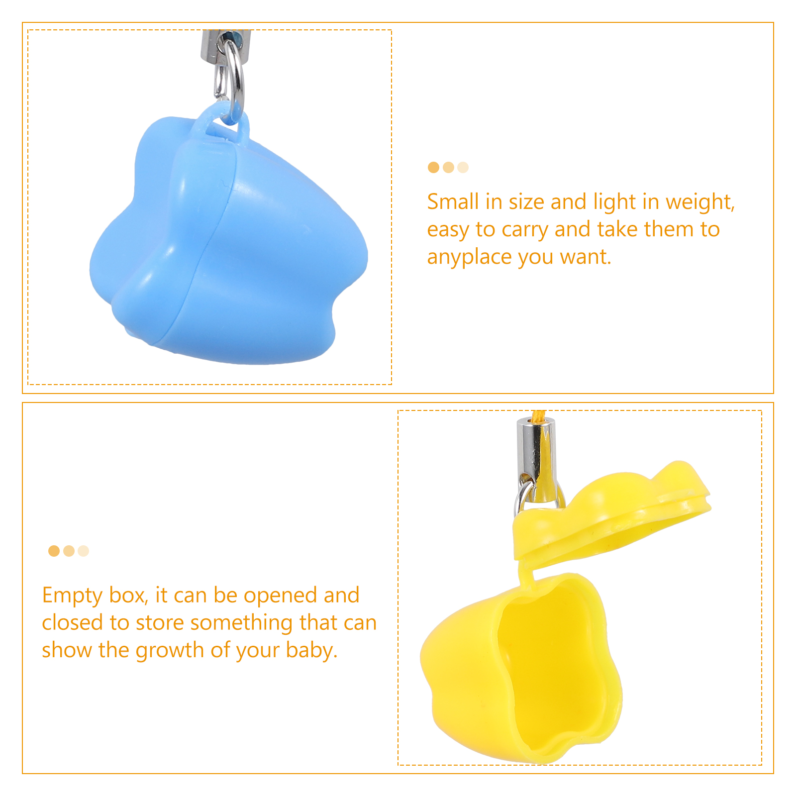 12pcs Baby Teeth Storage Box Kids Tooth Container Keepsake Case Plastic Lost Tooth Box Multicolor Set Durable Gift