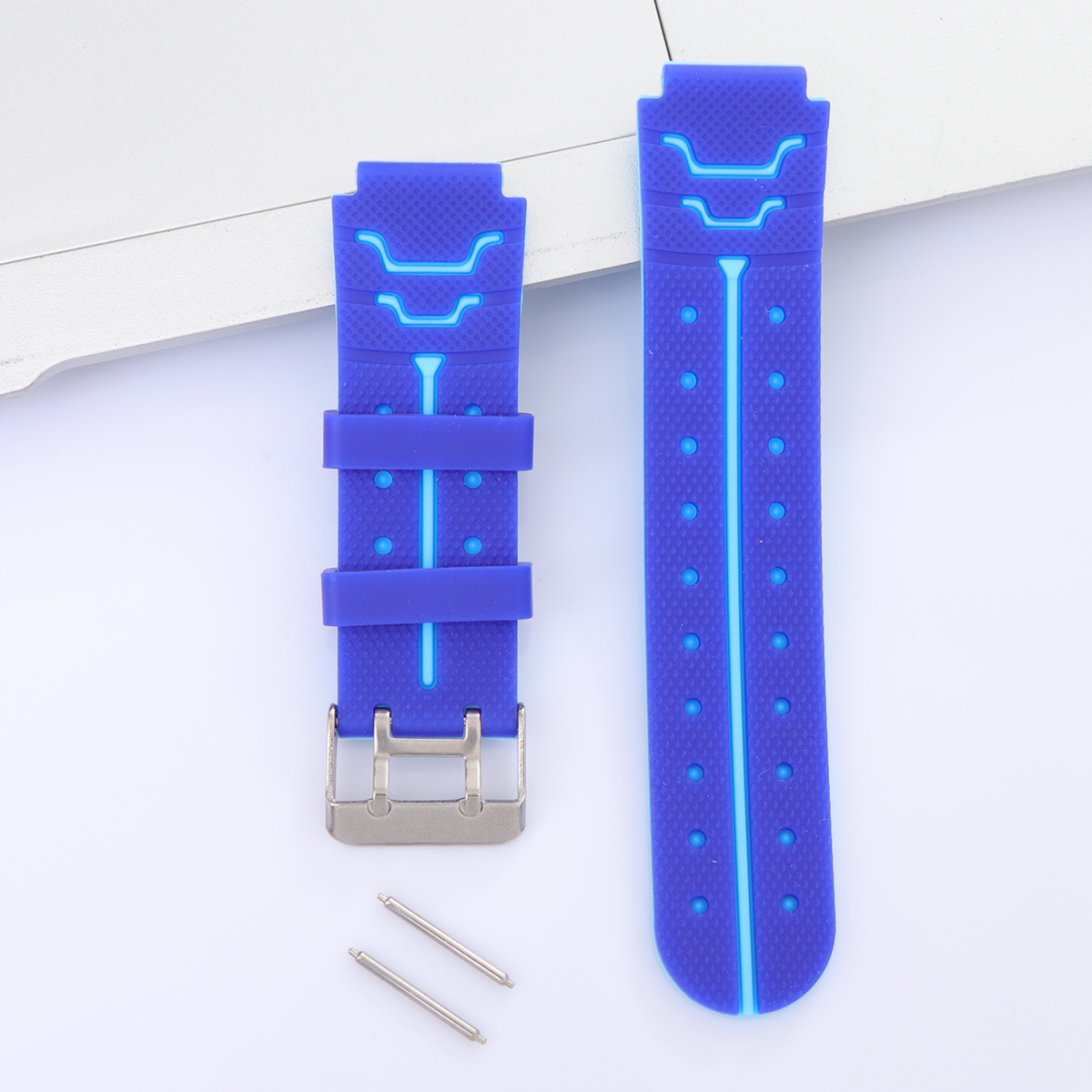 2 Pcs Telephone Watch Strap Replacement Straps Watchstrap Bands Comfortable Accessories Silicone Watchband