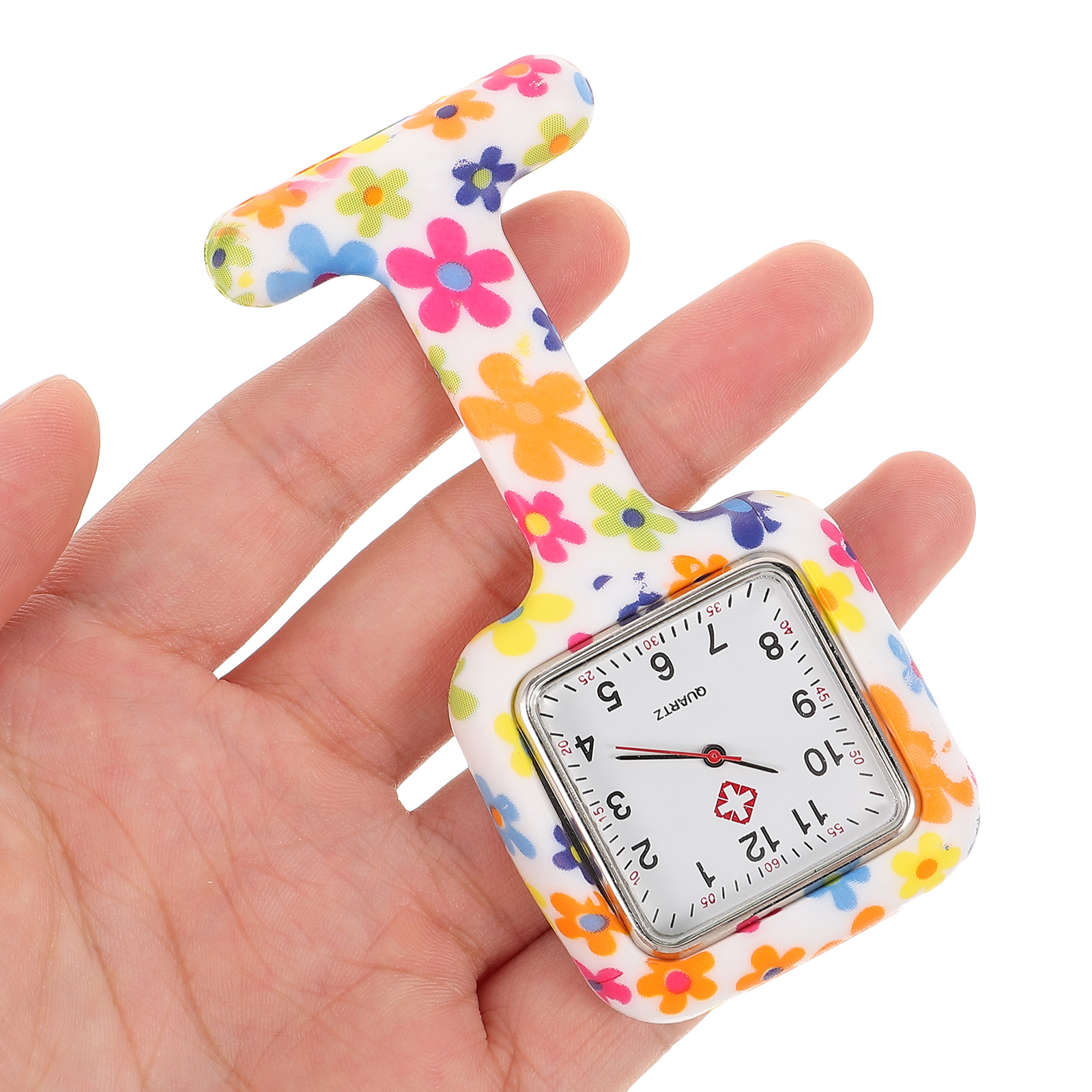 Nurse Brooch Silicone Square Clip Design Decorative Watches for Students Nurse Watch No Brooch Watch 20