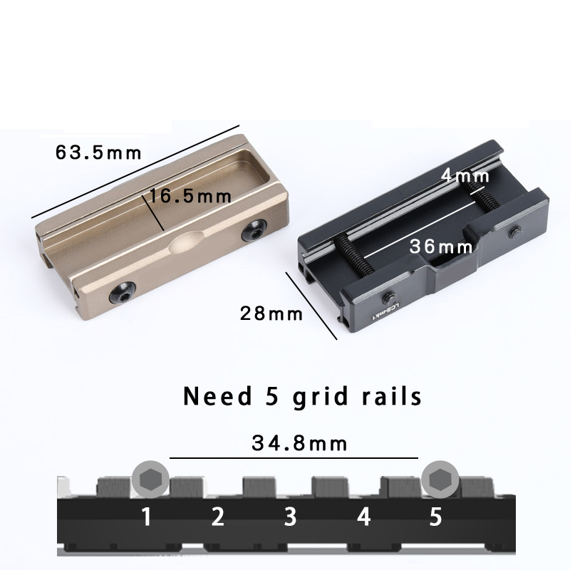 Surefir M600 M300 Mlok Keymod Rail Mount Airsoft Weapon Scout Light Flashlight DBAL ST07 Pressure Pad Switch Airsoft Accessories