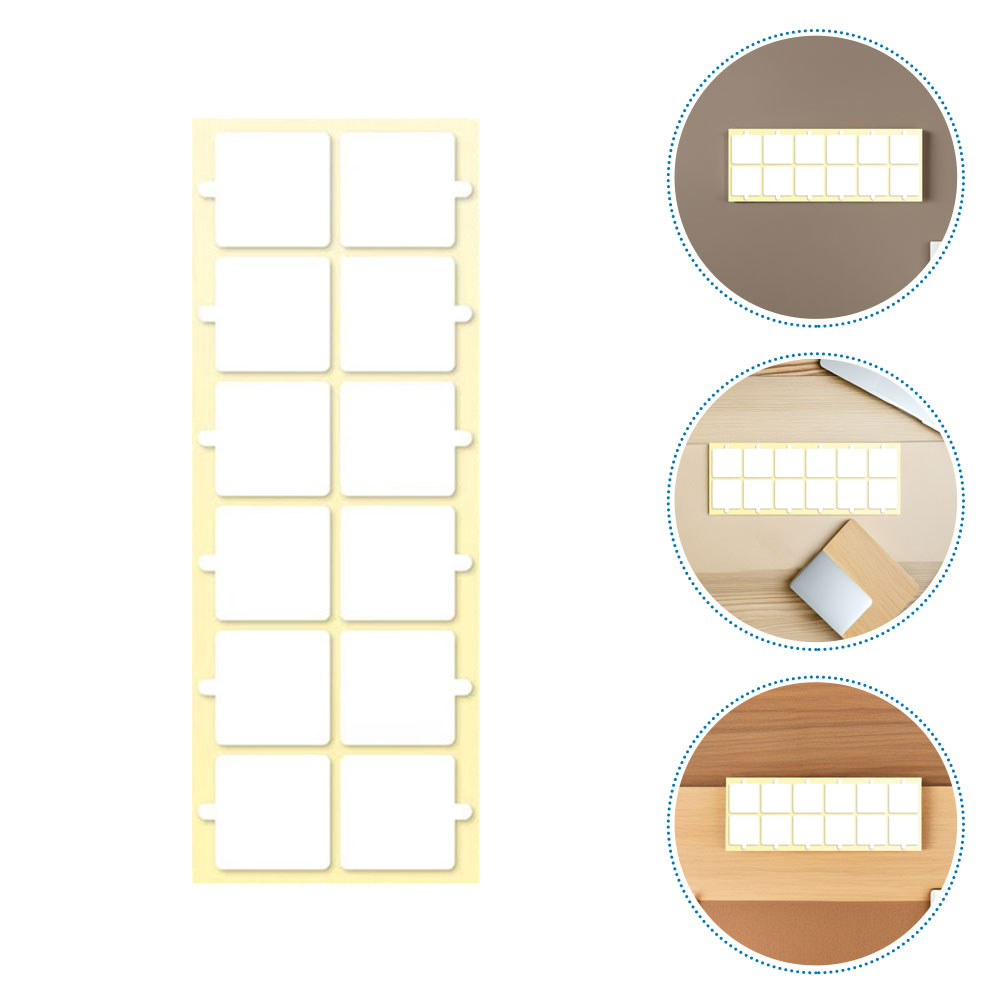 12pcs Double-Sided Tape 35Mmx35Mm Heavy-Duty Clear Sheets For Acoustic Foam Panels Wall Mounting Soundproofing Transparent