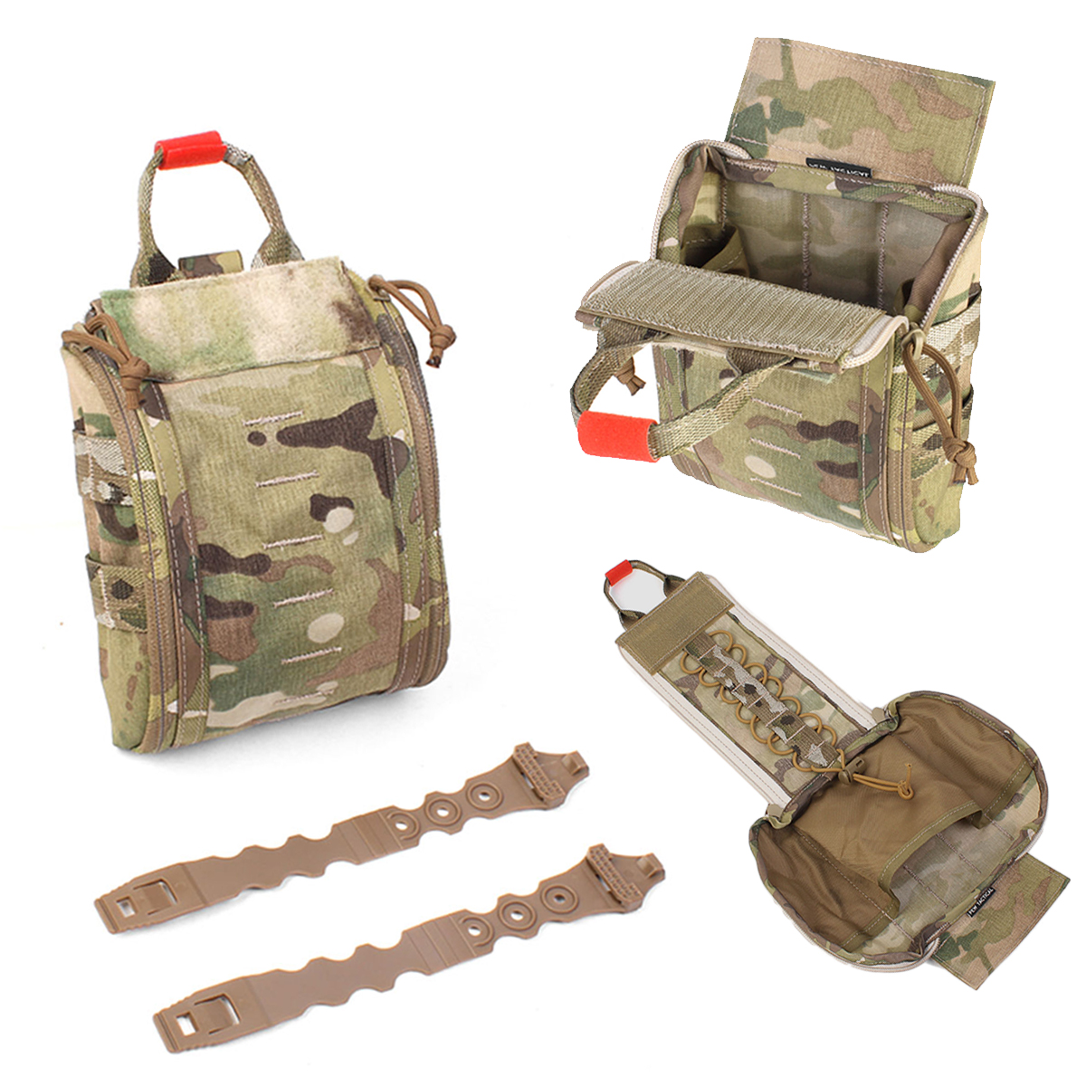 Tactical First Aid Kit Portable Medical Bag for Hiking Travel Home Emergency Treatment Case Survival Tools EDC Pouch