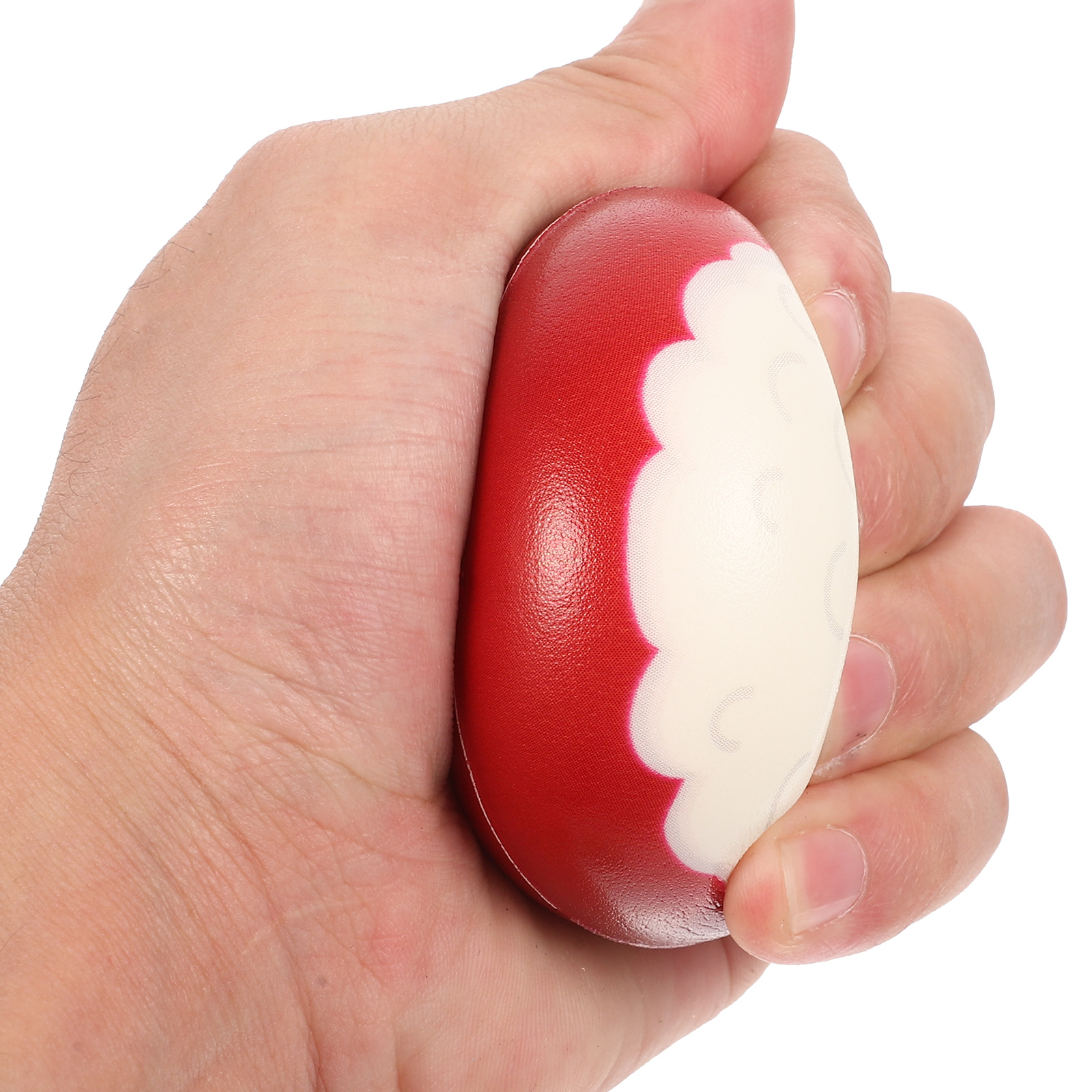 12 Pcs Stress Relief Ball Kids Sports Toys Xmas Squeeze Beach Decompression Balls Pu Office Pressure Playthings Elastic