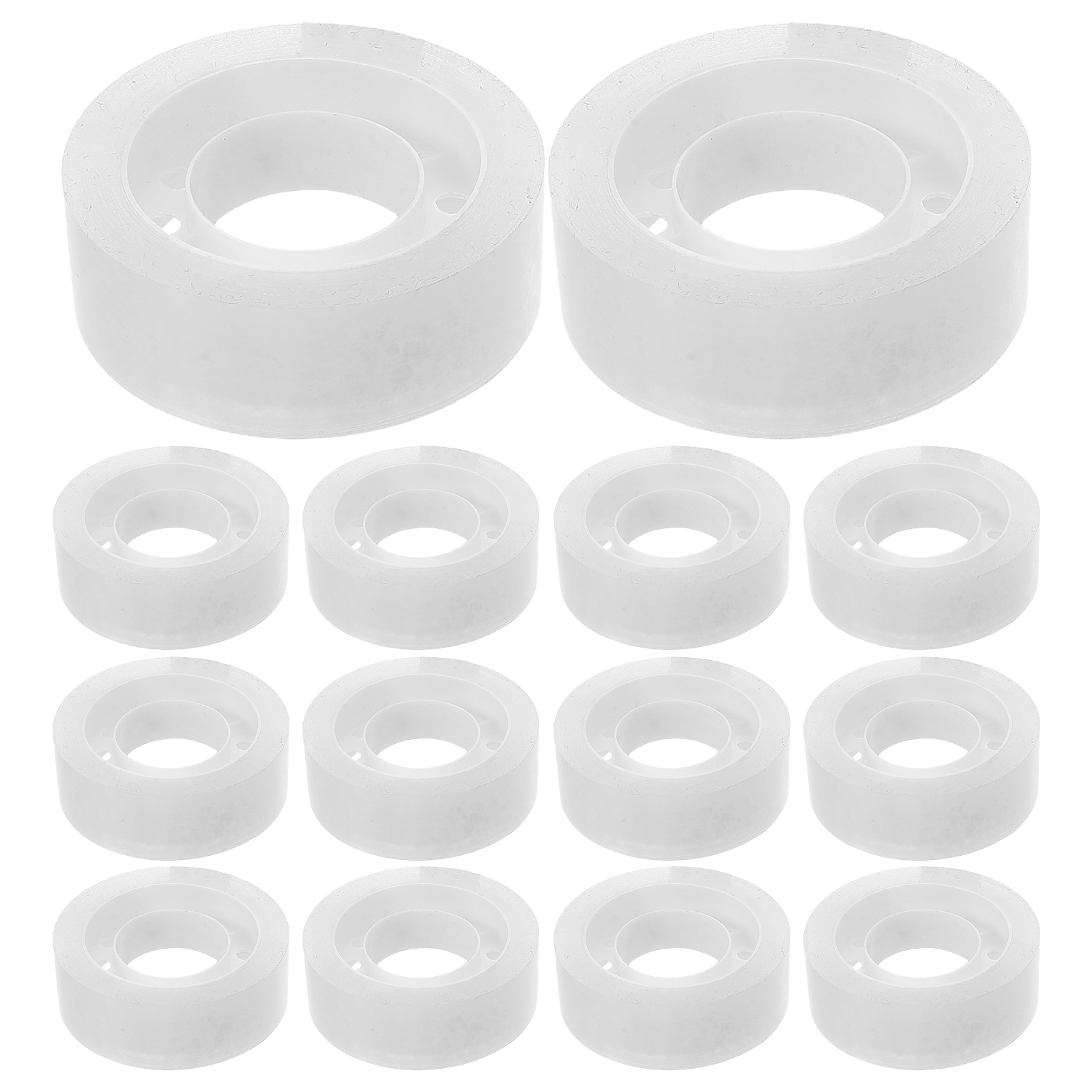 16 Rolls Stationery Tape Office Supplies Invisible Refills for Dispenser Clear Adhesive Supply
