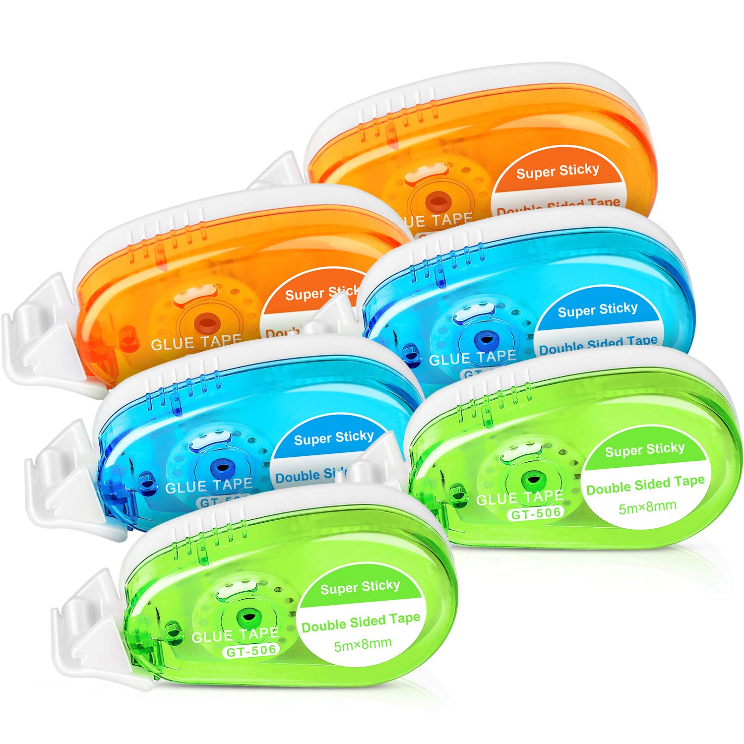 8mmx 5m Double Sided Adhesive Paper Tape Dot Liner Tape Glue For Scrapbooking Crafts Decor Office School Supplies Stationery