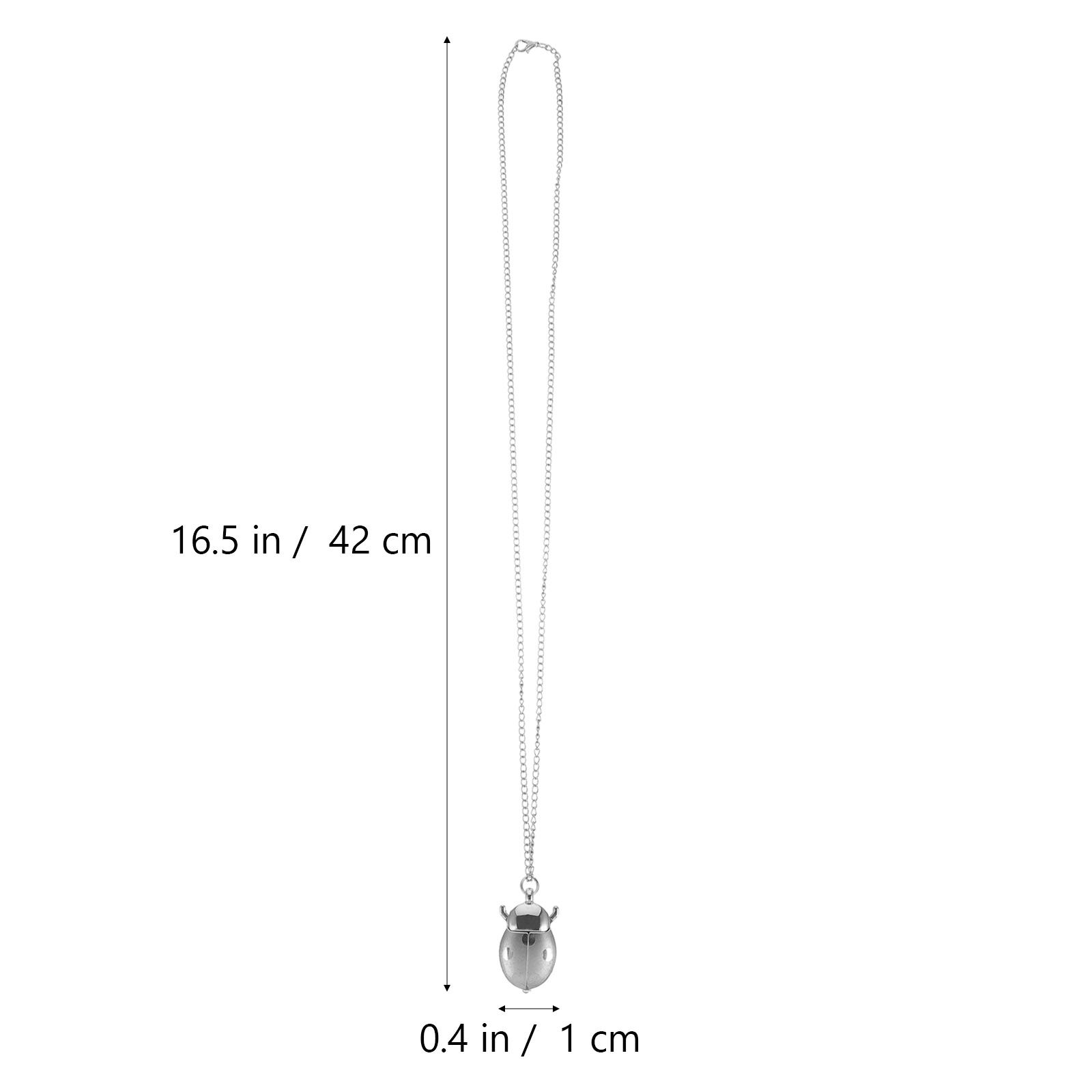 1pc Retro Pocket Vintage Zinc Alloy Decorative Beetle Designed Pocket Watch Timepiece Creative Gift Beetle Style Hanging