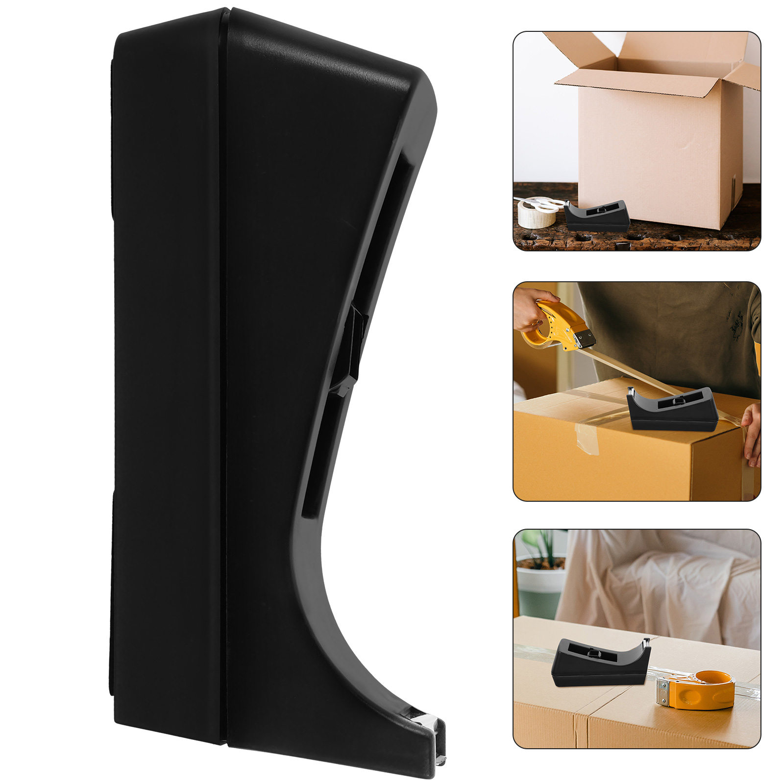 Cute Tape Dispenser Desktop Small Household Organizer Office School Art Projects Lightweight Portable Smooth Edges