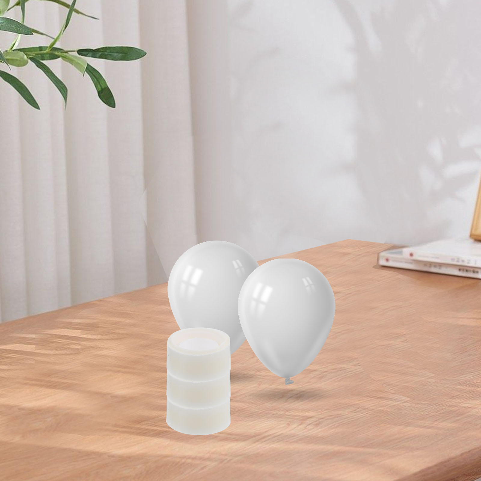 5 Rolls Traceless Balloon Adhesive Stickers Detachable Removable Glue Points Tape