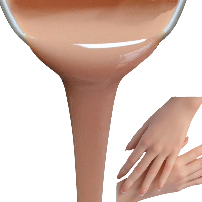 Liquid silicone raw material is used for the skin tone of human silicone prostheses and fingers