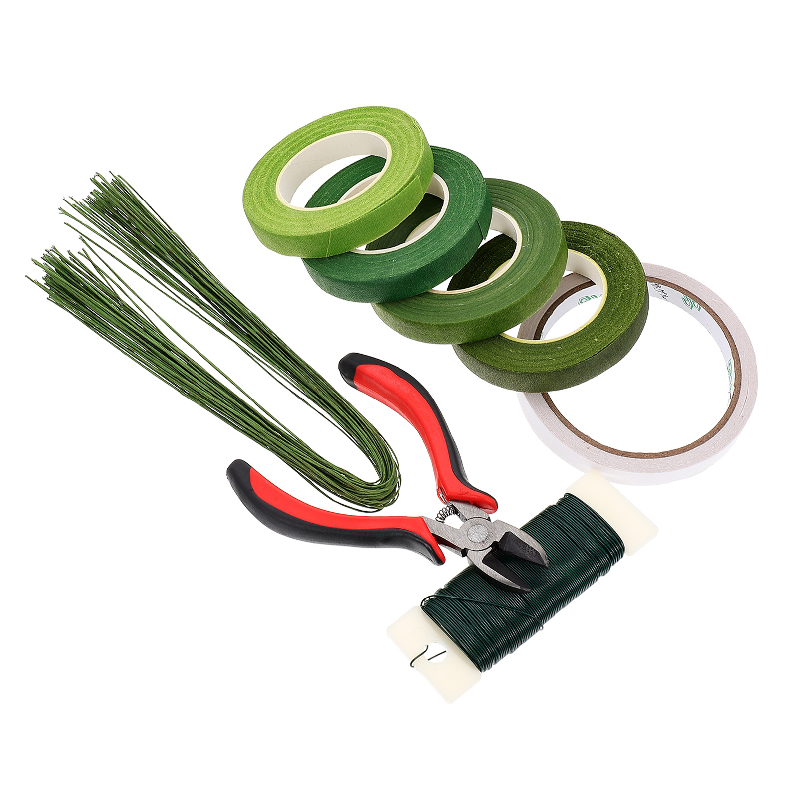 Double-sided Tapered Flower Pole Floral Stem Wire Artificial Flowers Sticks for Bouquet Bouquets Plant Stems