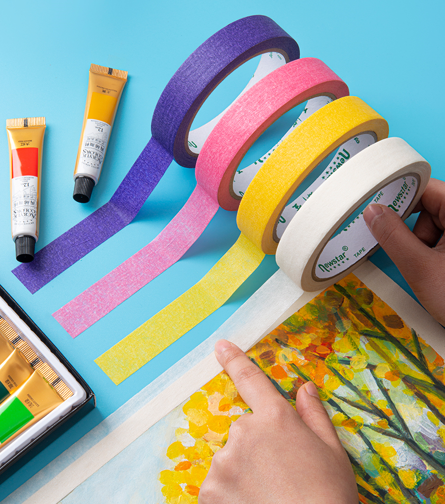 20meters 10PCS Wide 5mm 8mm 10mm Kids Craft Labeling Tape Roll For DIY Art Coding Labeling Multi Colored Masking Tape