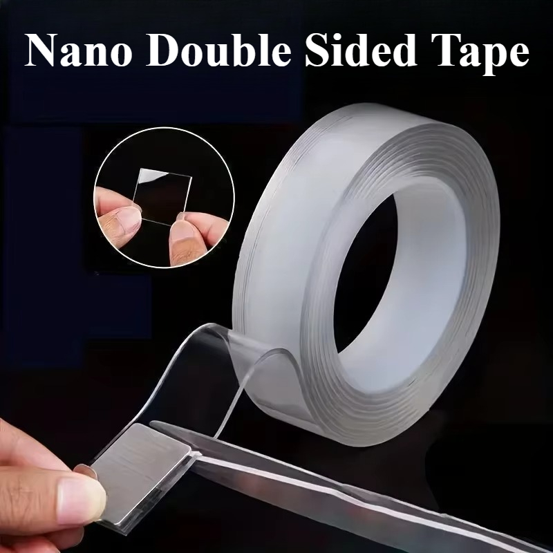 1MM Thickness Nano Tape Super Strong Double Sided Tape Extra Adhesive Non- slip Tapes Waterproof Transparent Tape for Home