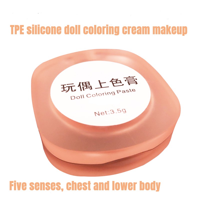 TPE silicone doll coloring cream silicone doll makeup beauty model areola private body coloring is real and natural