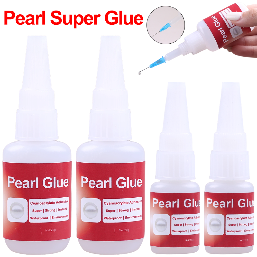 Professional Jewelry Pearls DIY Glue Super Strong Extra Instant Adhesive Fast Quick Drying Cyanoacrylate 502 Metal Leather Craft