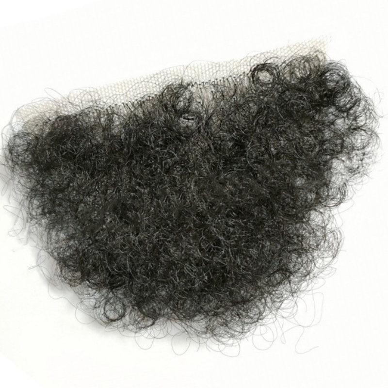 Simulated pubic hair patch using TPE silicone dolls, personal body hair for men and women, lace mesh hand crochet wig accessorie