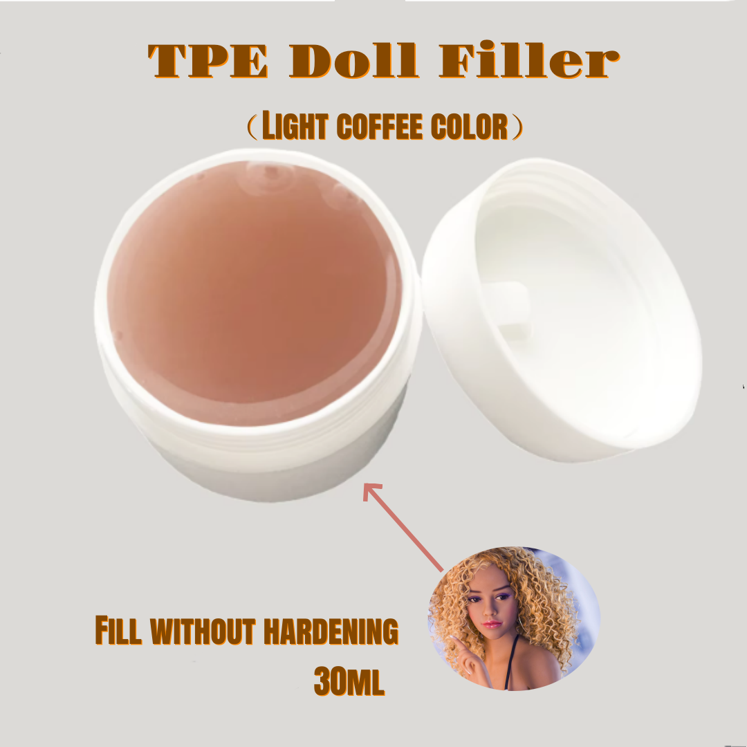 TPE doll filling adhesive wheat colored skin