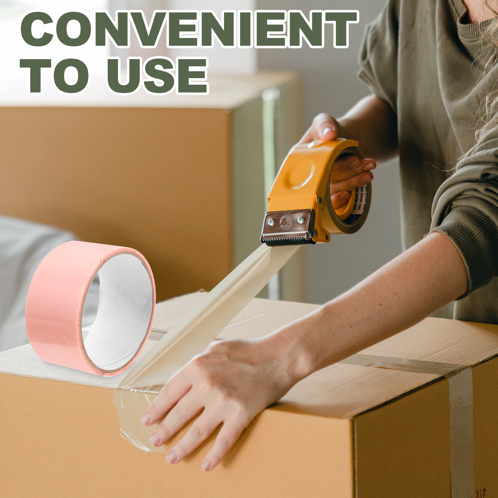 5 Rolls Adhesive Roller Tape Rolling Ball Stress Sticky Bulk Colorful Relief