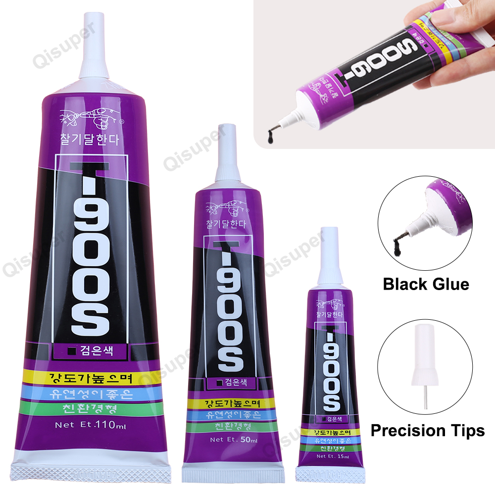 Universal Black Epoxy T9000 Phone Glue Mobile Screen LCD Display Backcover Crack Glass Repair Waterproof Super Adhesive Zhanlida