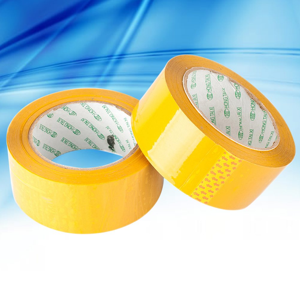 6 Rolls Sealing Tape Packing Package Storing High Viscosity Tensile Pressure Sensitive Water Resistant Strong for Home