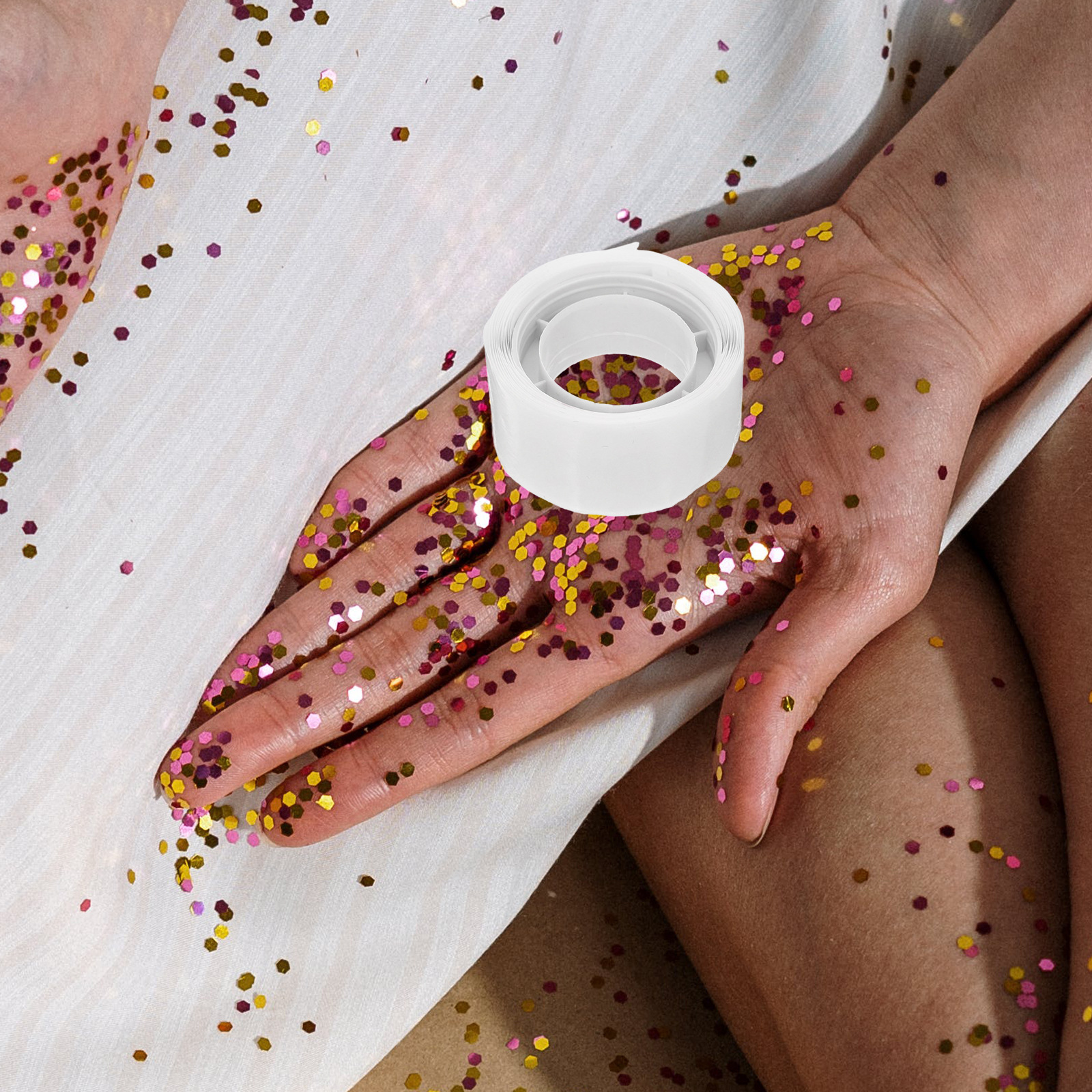 50Pcs Double Sided Clear Balloon Adhesive Dots Sticky Glue Points Waterproof Tape for Decoration DIY Craft Balloon Wall