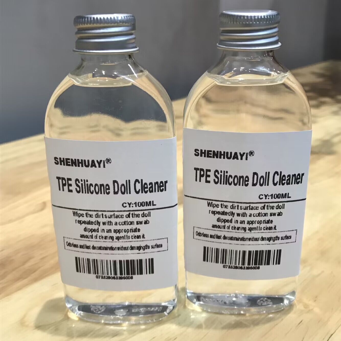 TPE silicone rubber doll cleaner removes surface stains and dust. Cosmetics can be wiped clean immediately