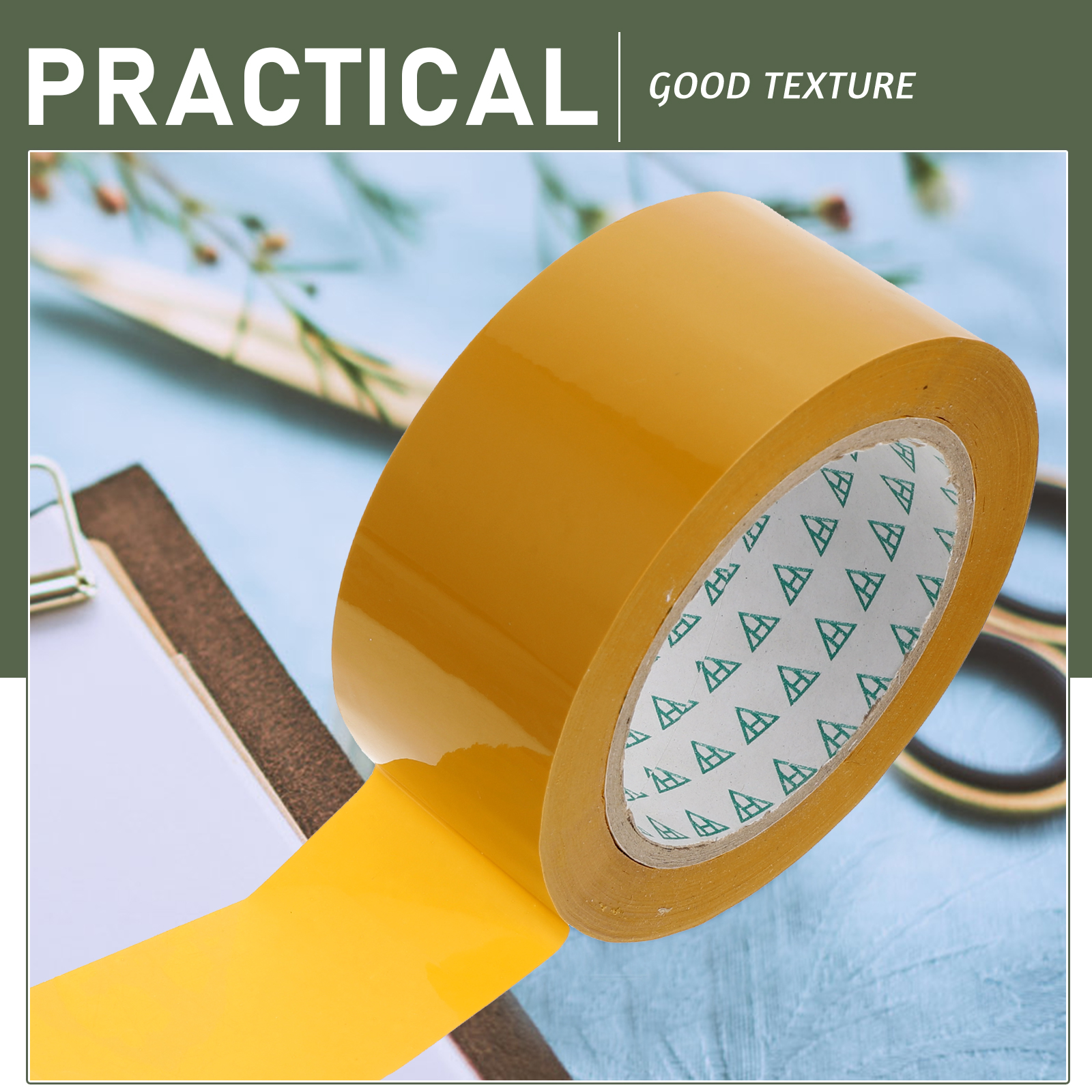 2 Rolls Sealing Tape Glue Mailing Household for School Bopp Boxes Office Packing Tape' Moving