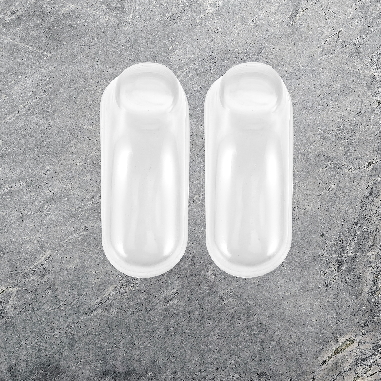 10 Pcs Clear Plastic Foot Socks Mold Display Infant Form Mannequin Booties Stand