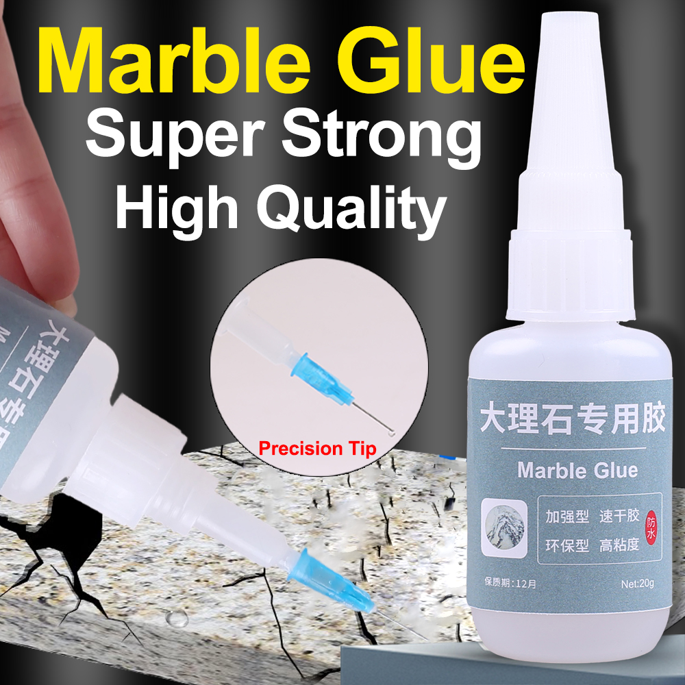 Transparent Super Glue Marble Stone Diamond Cloth Extra Strong Instant Contact Adhesive Quick Cyanoacrylate 502 Waterproof Bond