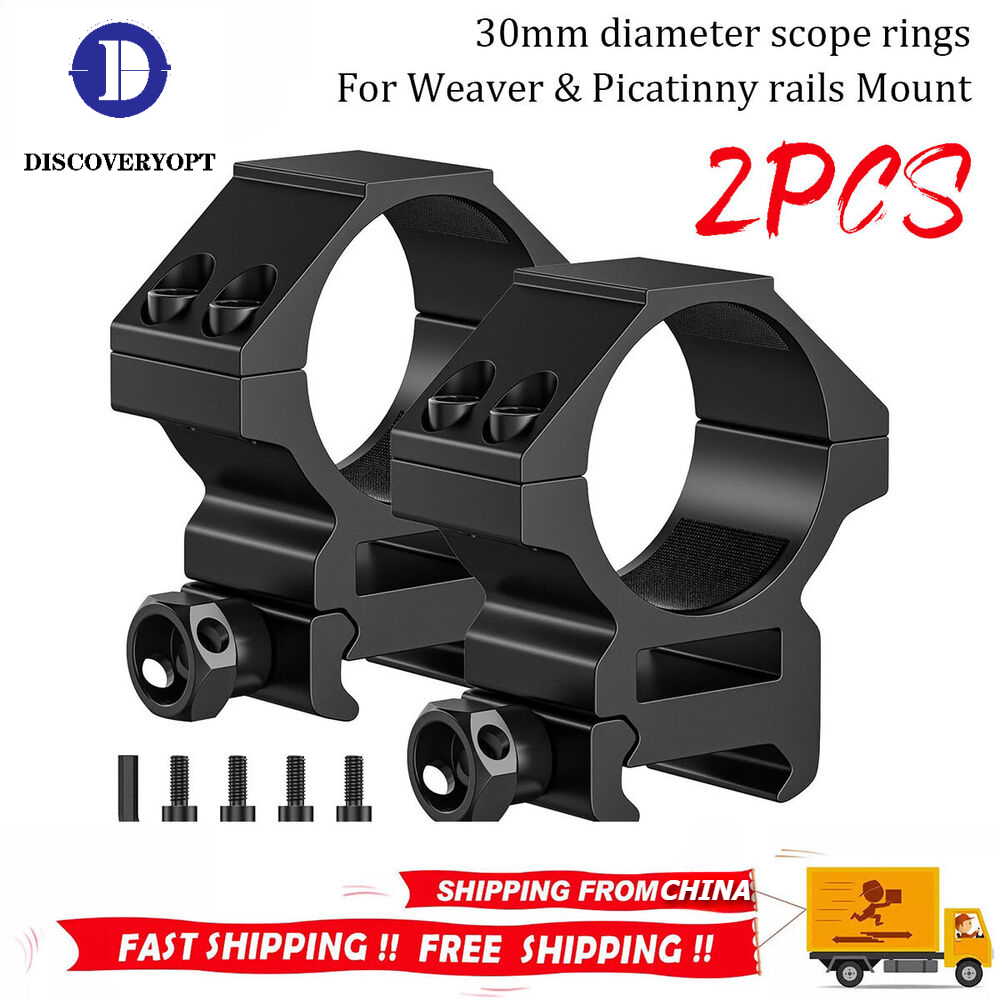DISCOVERY 30mm Rifles Scope Ring Low Profile See Thru Scope Mount - Picatinny/Weaver Style  gun accessories  11/20