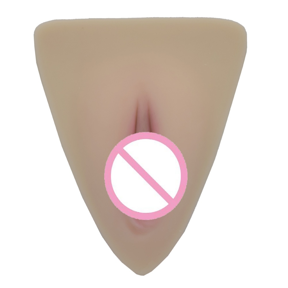 Silicone imitation genuine and fake feminine silicone pad CD crotch pad soft cross dressing underwear fake feminine pad ﻿