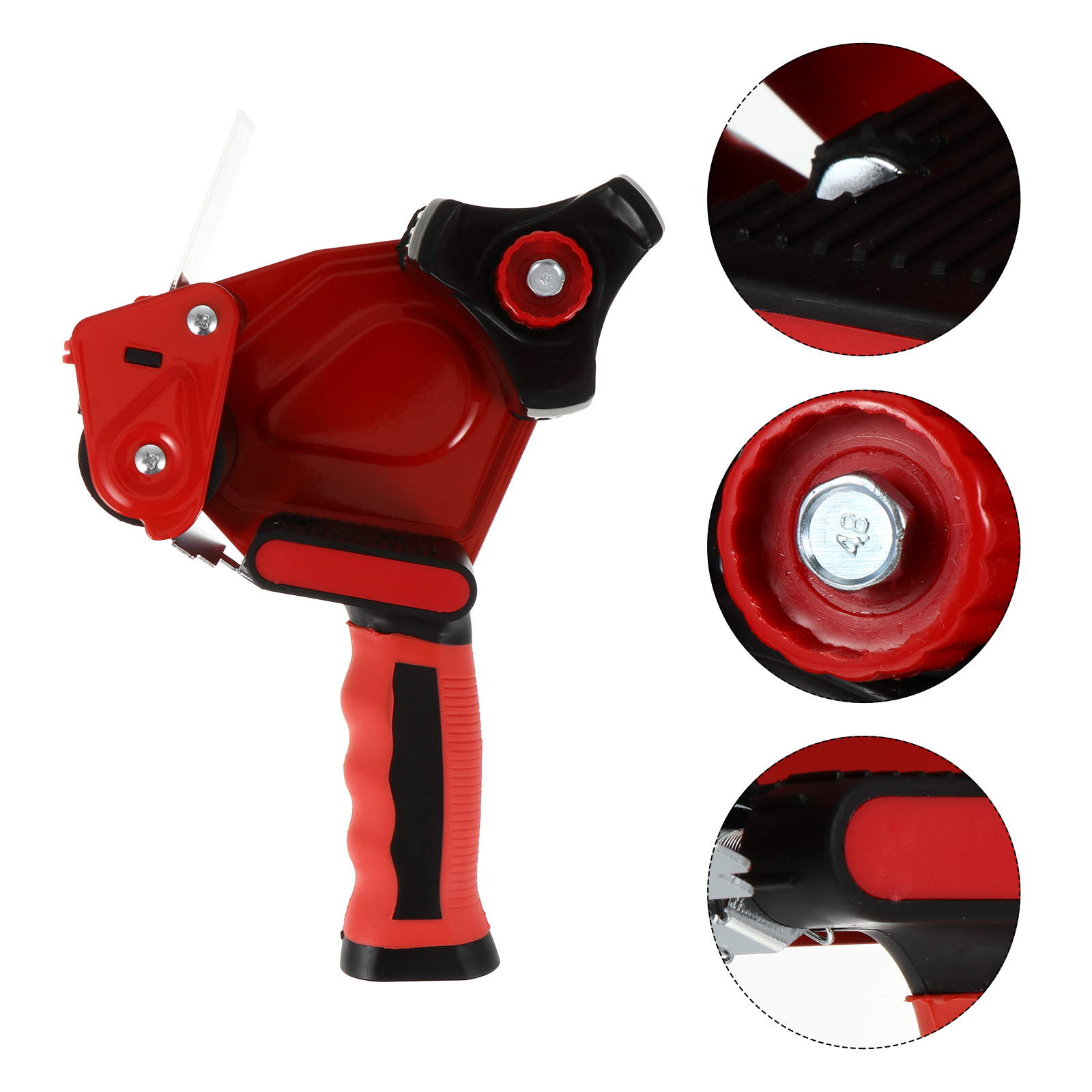 Compact Metal Sealing Tape Handheld Dispenser for Warehouse Packaging Store Long Lasting