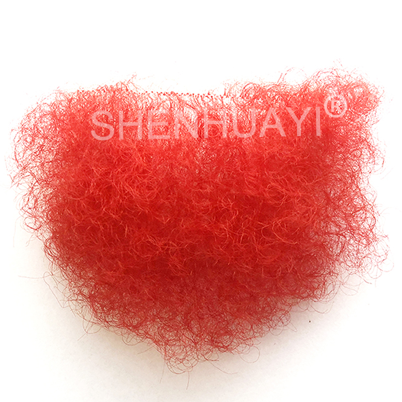 Invisible, realistic, natural, fake personal hair, sexy body hair, simulated pubic hair adhesive patch under armpits, and women&#039;