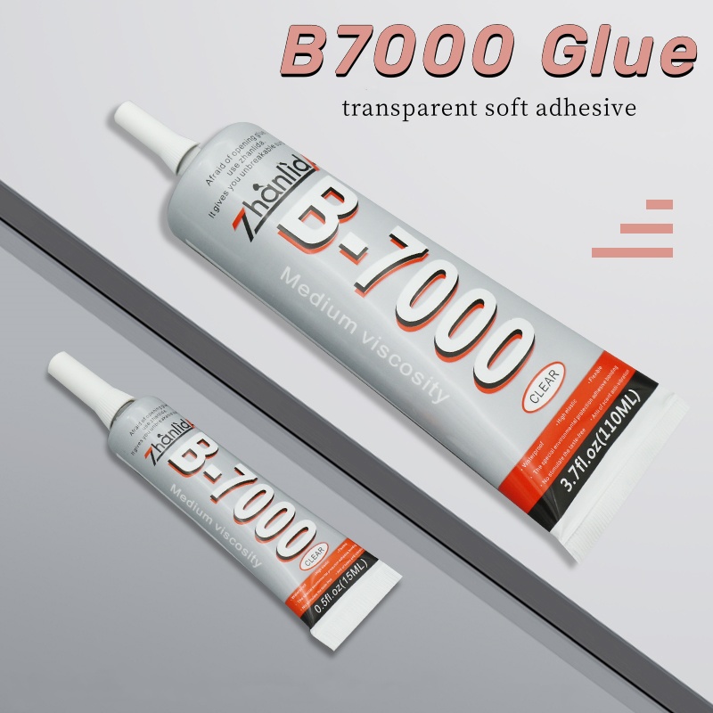 Zhanlida B7000 Transparent Screen Warping Mobile Back Cover Repair Tool Glue Adhesive For Cell Phone Laptop Tablet Smartwatch