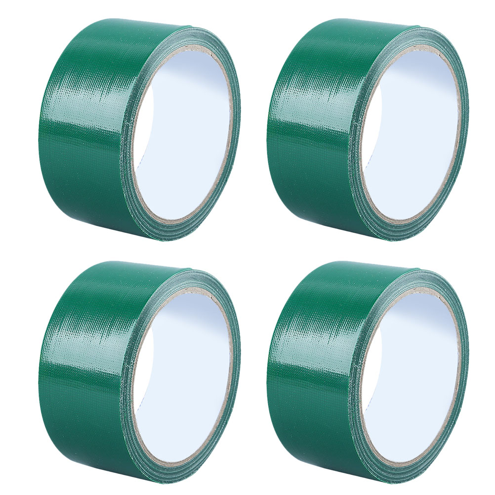 Duct Tape Waterproof Cloth 4 Rolls Black Green Heavy Duty Packing Boxes Carpet Repair Wedding Rug Outdoor Indoor Use High