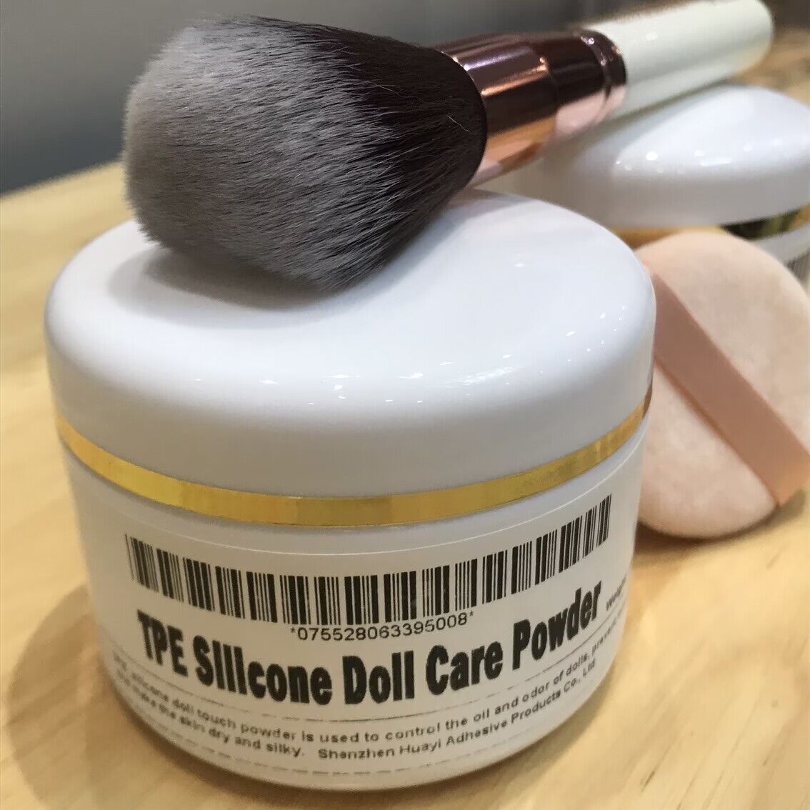 TPE (silicone) doll care powder maintenance powder, feel powder, oil control powder, keep dry, mold resistant, stain resistant,