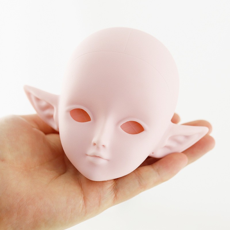 Naked Baby Body Makeup BJD F Girl 3 Points Elf Ear White Skin Color 60cm Doll