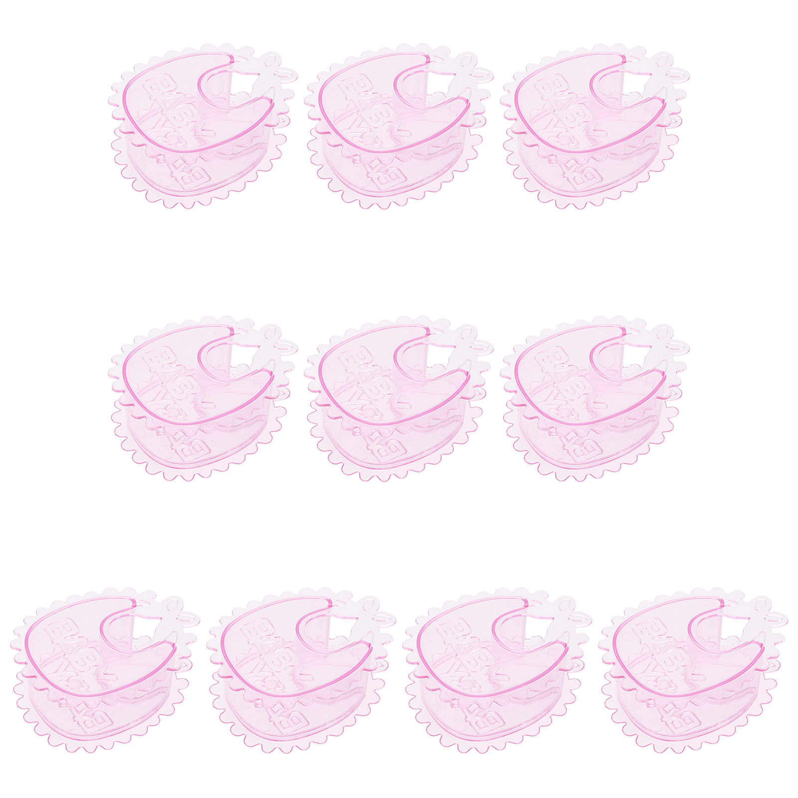 10 Pcs y Boxes Transparent Baby Shower Wedding Favor Small Favor Boxes Keepsake Plastic Party Sweets Treat Gifts Packaging