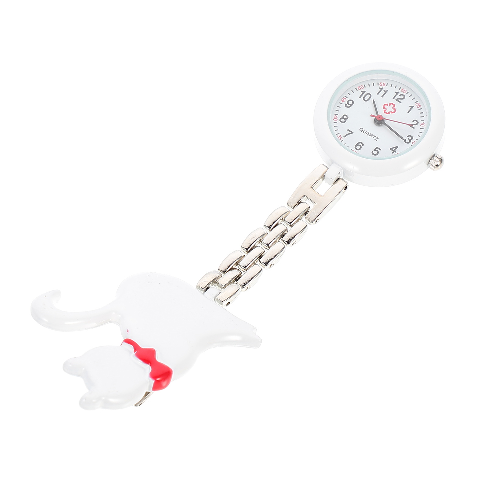 1pc Adorable Lightweight Quartz Pocket Watch Hanging Nurse Watch Reliable Simple Design Stylish Universal Timepiece For Doctors