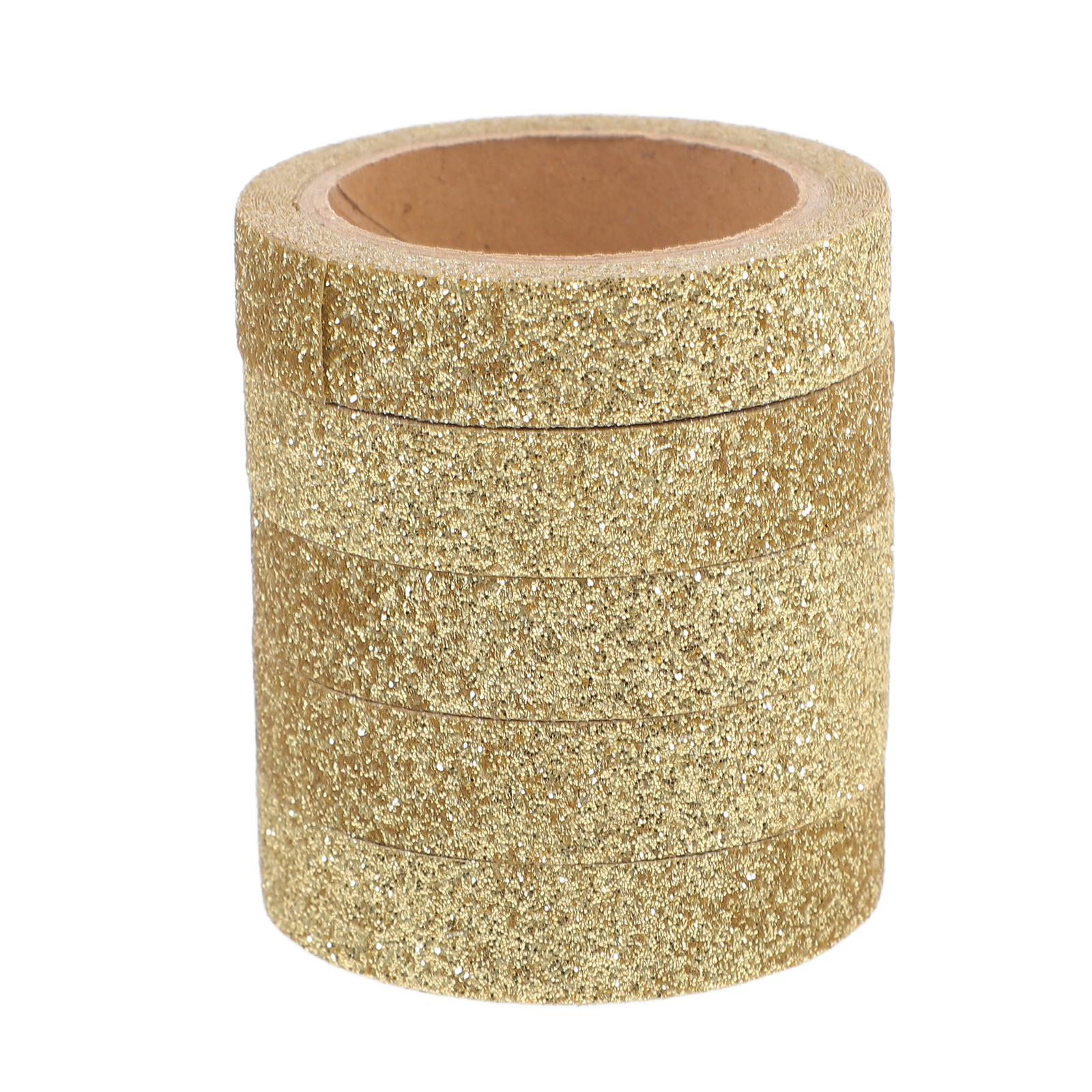5 Rolls Glitter Washi Scrapbooking Decorative Stickers Diy Craft Adhesive For Photo Albums Notebooks Gift Wrapping Colorful Thin