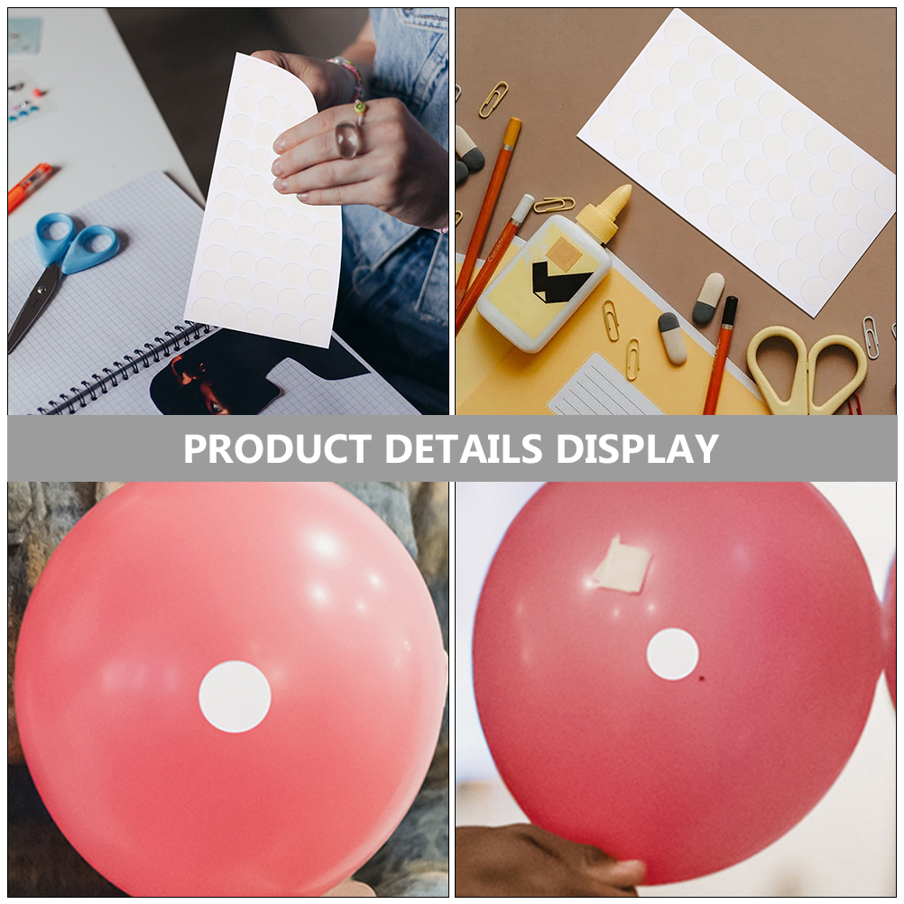 300pcs Round Adhesive Dots Double Sided Clear Sticky Fixers For Diy Decoration Wall Hooks Posters Removable Adhesive Tape Bulk
