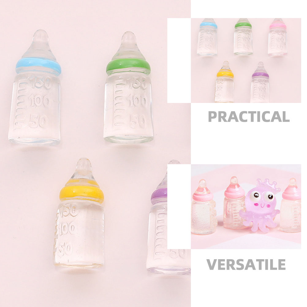 25pcs Mini Bottle Miniature Party Favor Baby Shower Decoration Kids Bag Fillers Diy Baby Shower Supplies For Kids Pp Resin
