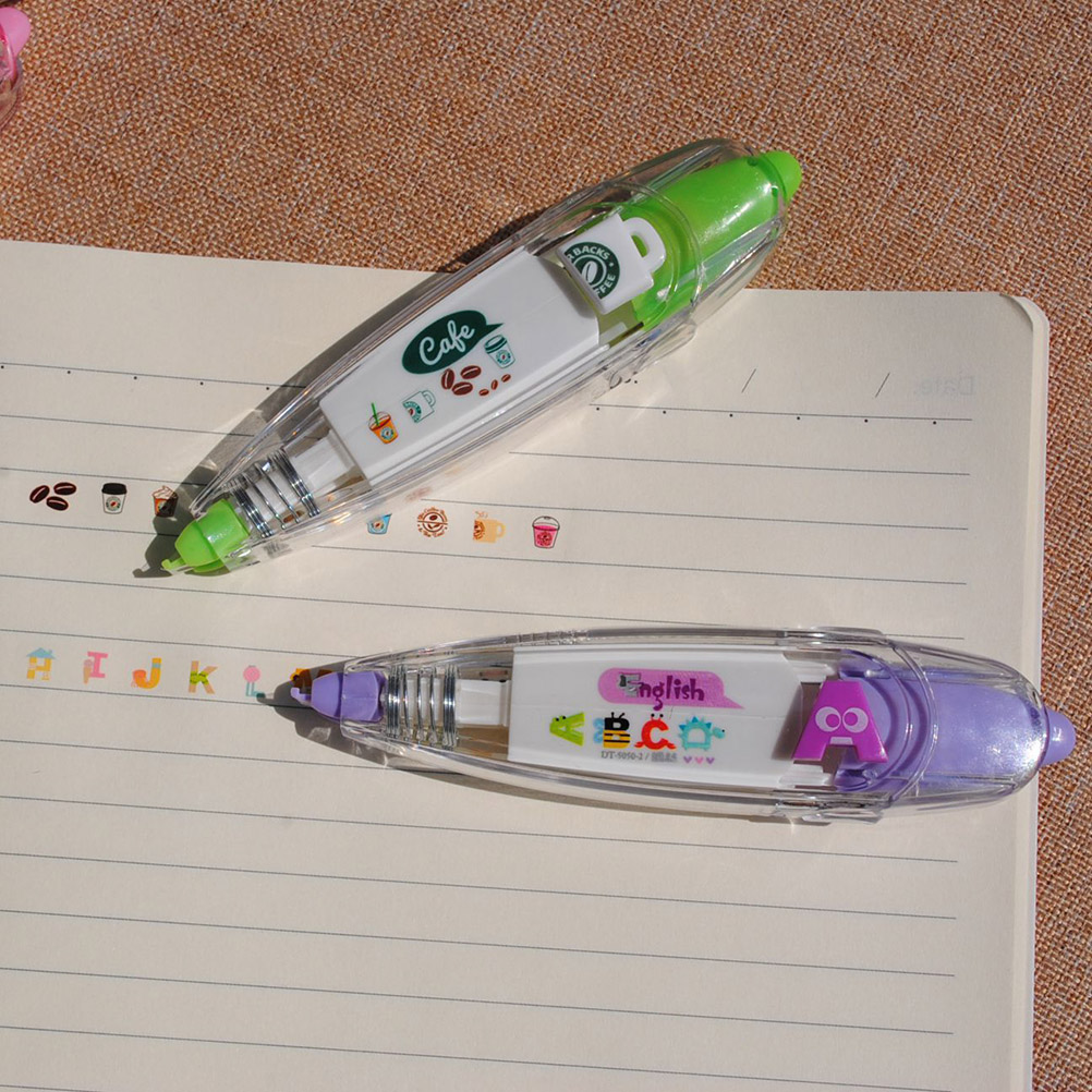 5 Pcs Correction Tape Scrapbook DIY Diary Decorate Decorative Pen Scrapbooking Child